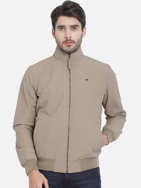 

t-base Men Brown Solid Lightweight Bomber