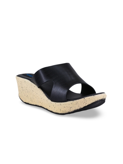 

Kraft Cellar Women Black Solid Wedges