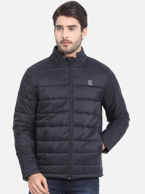 

t-base Men Black Solid Lightweight Ultra Warm Thermofill Quilted Jacket