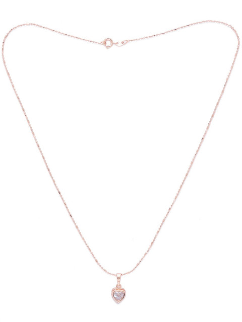 

Globus Women Rose Gold-Plated Metal Chain