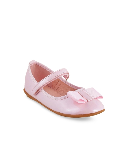 

Metro Girls Pink Solid Mary Jane Ballerinas