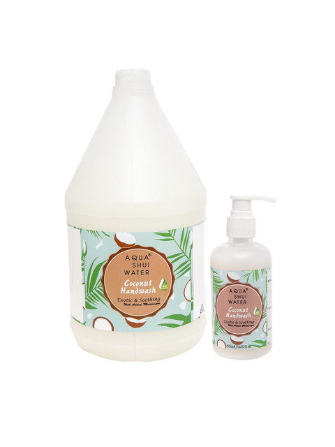 

Aqua Shui Water Pack of 2 Coconut Handwash - 5.2 L, White