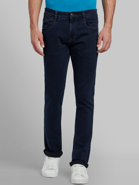 

Parx Men Navy Blue Slim Fit Mid-Rise Clean Look Jeans