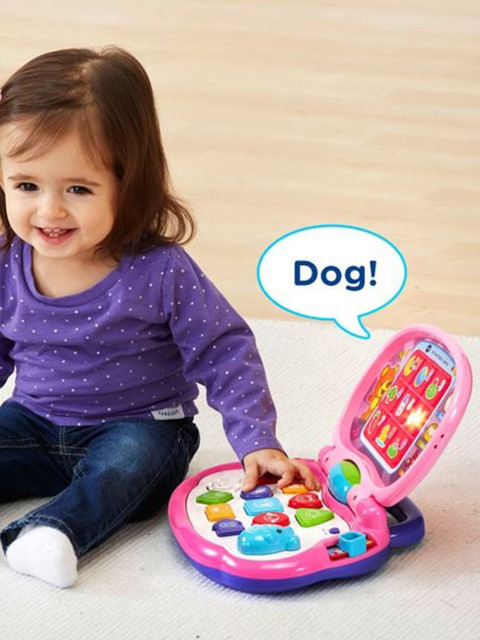 

Vtech By ToysRus Infants Pink Explore & Learn Laptop