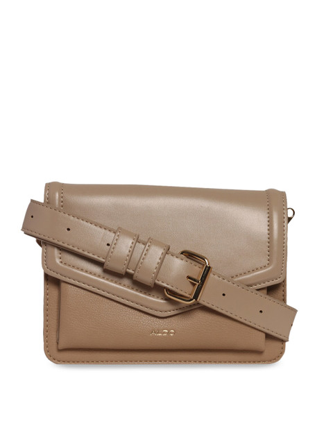 

ALDO Beige Solid Sling Bag