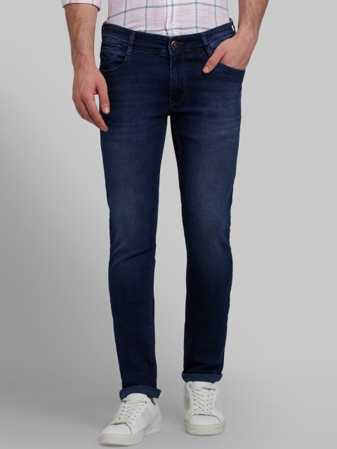 

Parx Men Blue Skinny Fit Mid-Rise Clean Look Jeans