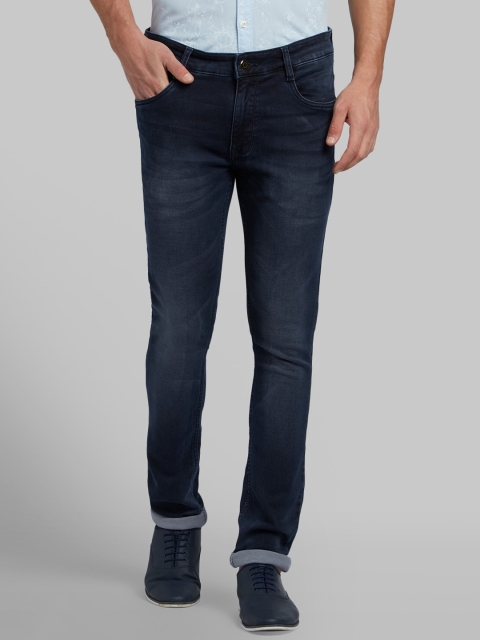 

Parx Men Navy Blue Skinny Fit Mid-Rise Clean Look Jeans