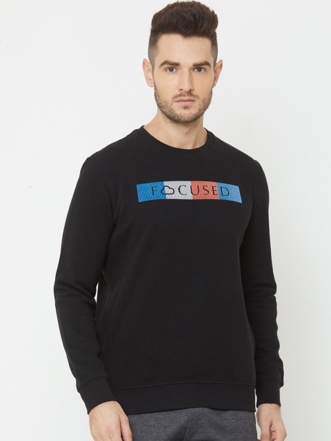 

Sweet Dreams Men Black Printed Sweatshirt