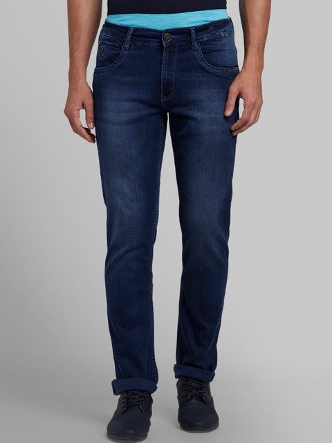 

Parx Men Blue Tapered Fit Mid-Rise Clean Look Jeans