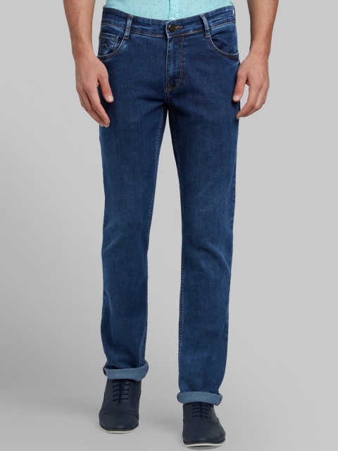 

Parx Men Blue Tapered Fit Mid-Rise Clean Look Jeans