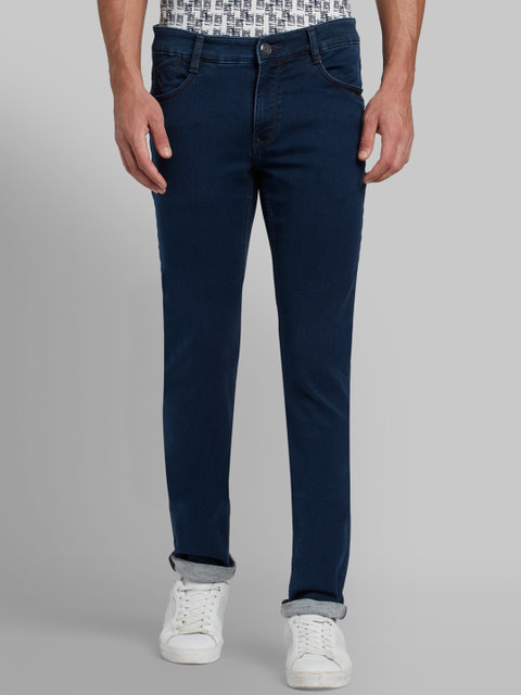 

Parx Men Blue Tapered Fit Mid-Rise Clean Look Jeans