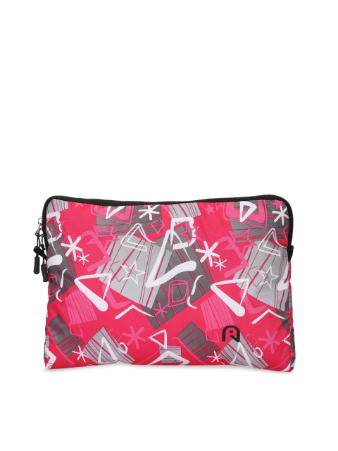 

Indiamigo Unisex Pink Printed Laptop Sleeve
