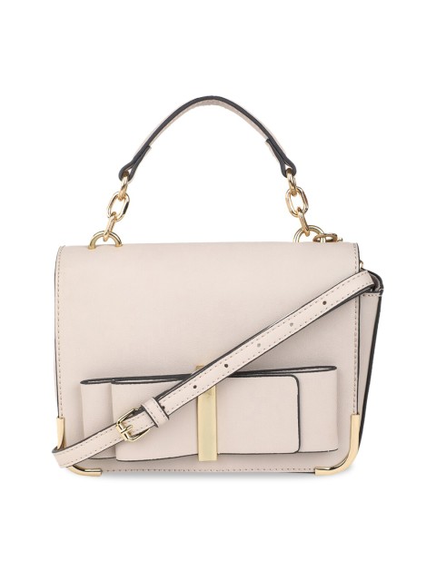 

ALDO Beige Solid Satchel