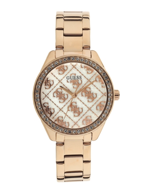 

GUESS Women Rose Gold Analogue Watch GW0001L3