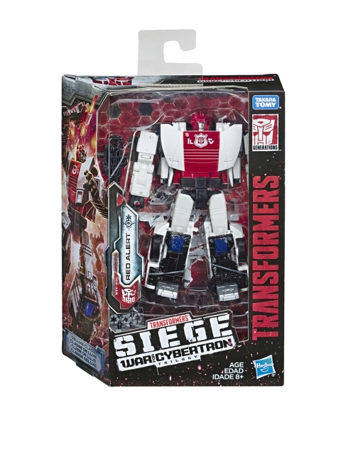 

TRANSFORMERS Kids White Generations War For Cybertron Siege Delux, Red