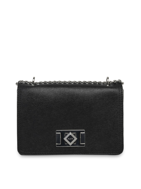 

ALDO Black Solid Sling Bag