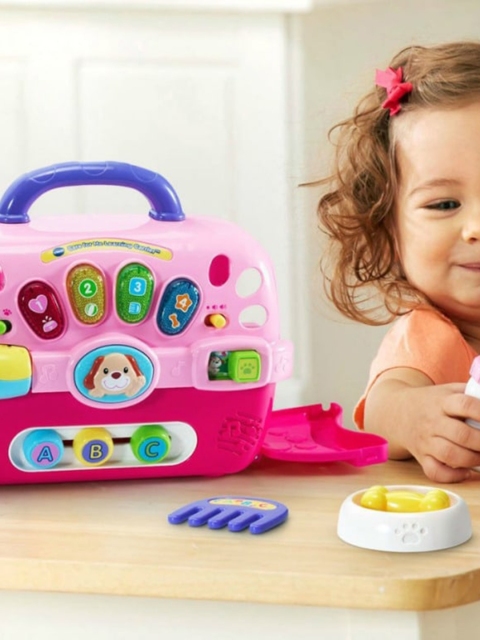 

Vtech By ToysRus Infants Pink Care For Me Learning Carrier