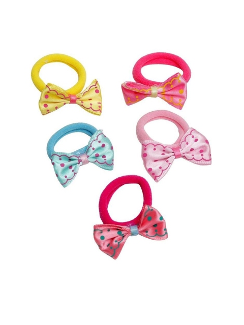

Stoln Girls Multicoloured Set of 5 Embellished Hairband, Multi