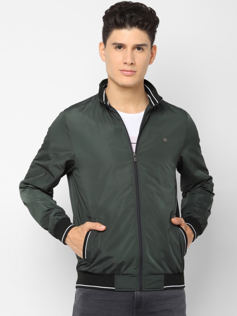

Allen Solly Men Green Solid Bomber
