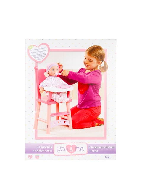 

You & Me By ToysRus Kids Pink Doll High Chair