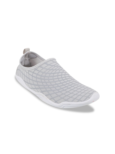 

Metro Women Grey Printed Slip-On Sneakers