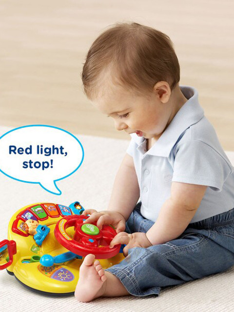 

Vtech By ToysRus Kids Yellow & Red Tiny Tot Driver