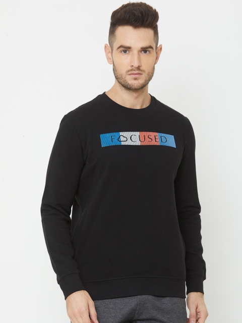 

Sweet Dreams Men Black Printed Sweatshirt