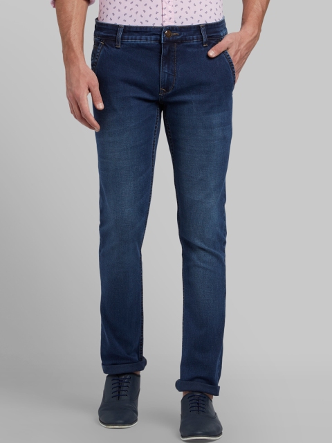 

Parx Men Blue Tapered Fit Mid-Rise Clean Look Jeans