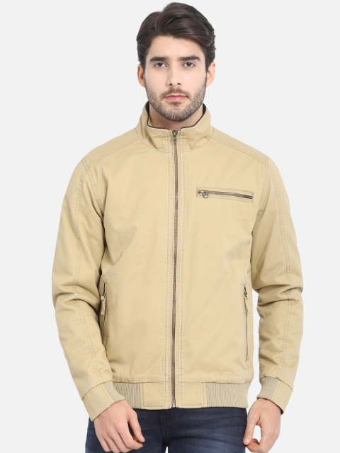

t-base Men Khaki Solid Lightweight Bomber