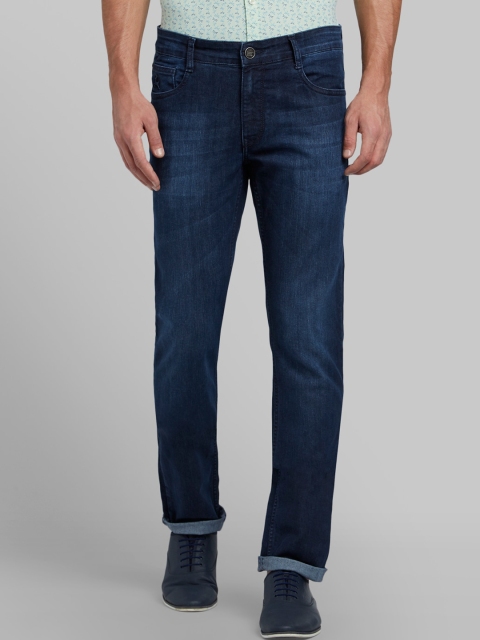 

Parx Men Blue Tapered Fit Mid-Rise Clean Look Jeans