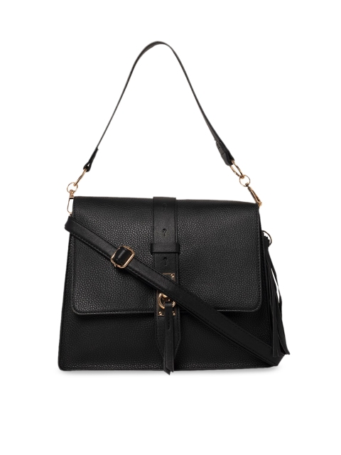 

ALDO Black Textured Shoulder Bag