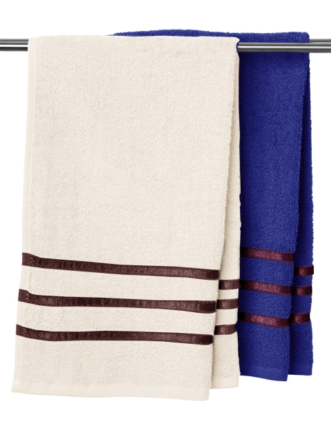 

URBAN SPACE Adults 2 Pcs 450 GSM Bath Towels, Cream