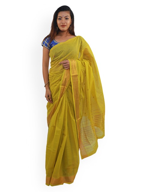 

APCO Green Pure Cotton Solid Venkatgiri Sustainable Saree
