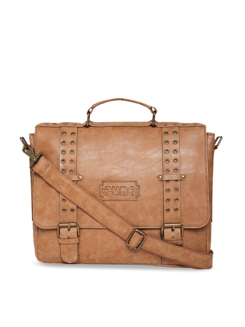 PUNK Men Tan Solid Messenger Bag