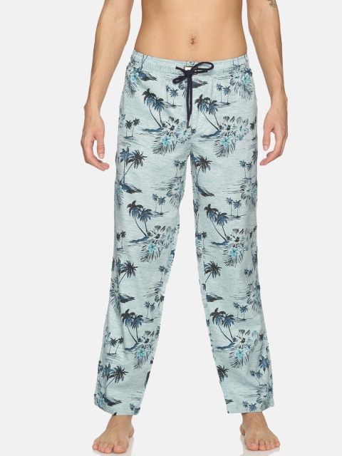 

Bene Kleed Men Blue Printed Anti Bacterial Lounge Pants