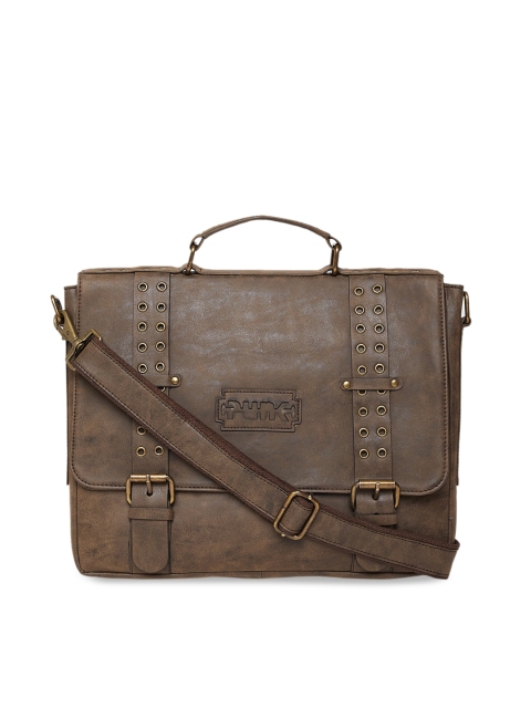 

PUNK Men Brown Solid 15 Inch Laptop Bag