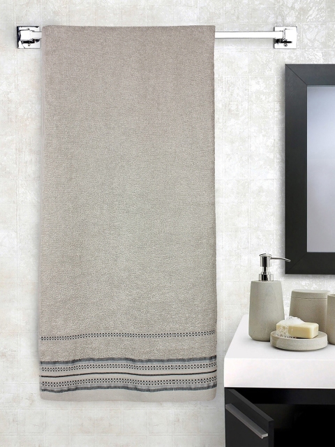

Raymond Home Unisex Grey Solid 380 GSM Bath Towel