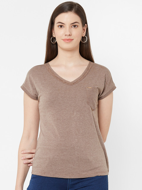 

Juliet Women Brown Solid Top