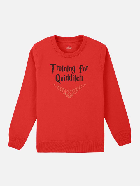 

Kids Ville Girls Red Harry Potter Printed Sweatshirt