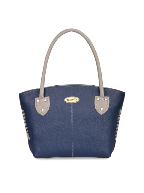 

Fostelo Blue Textured Shoulder Bag