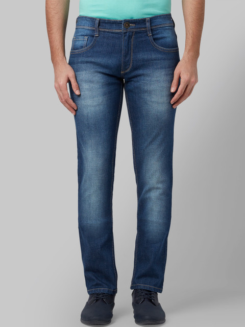 

Park Avenue Men Blue Tapered Fit Mid-Rise Clean Look Jeans