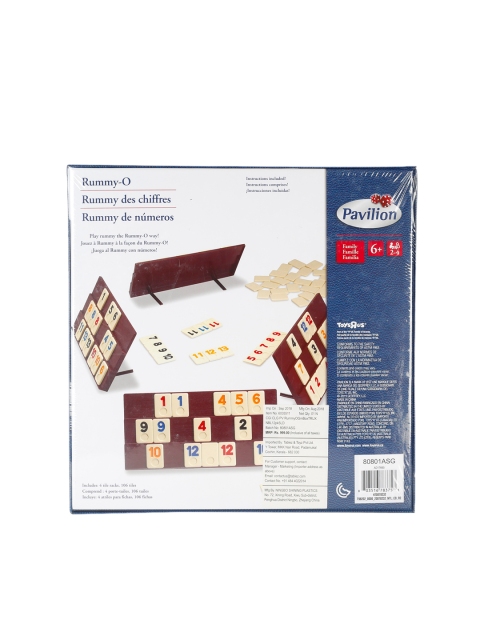 

PAVILION By ToysRus Unisex Kids Multicoloured Rummy-O in a Tin Board Game, Multi