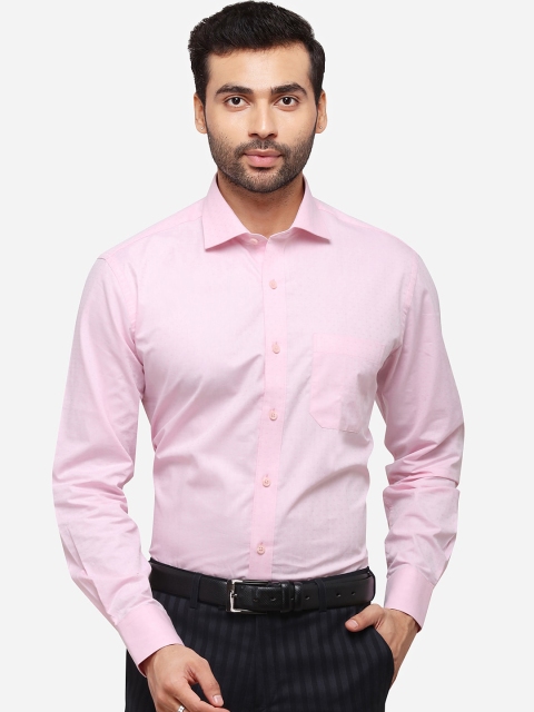 

JADE BLUE Men Pink Regular Fit Printed Casual Shirt