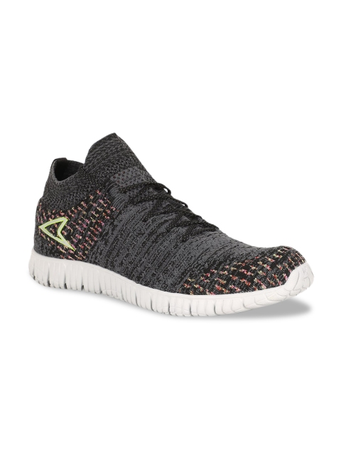 

Power Men Grey Mesh Running Shoes