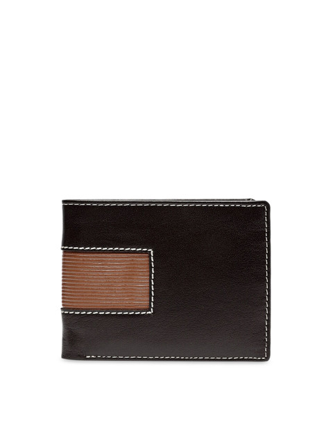 

Teakwood Leathers Men Brown Solid Two Fold Wallet