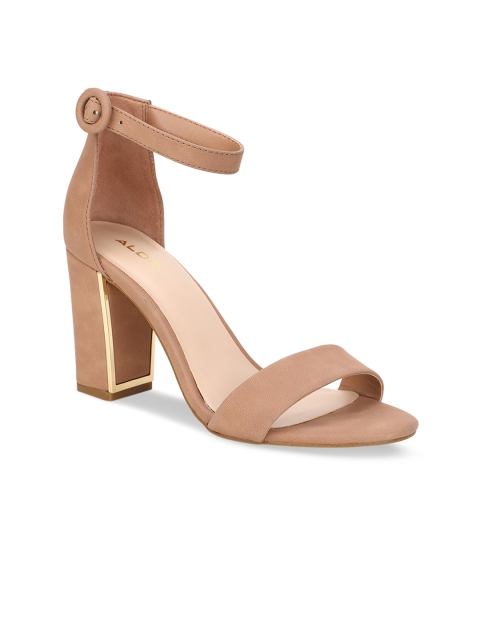 

ALDO Women Beige Solid Heels