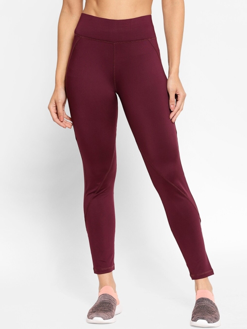 

SAPPER Women Burgundy Solid Slim-Fit Track Pants