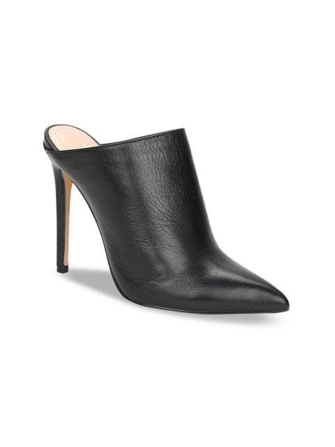 

ALDO Women Black Solid Leather Stilettos