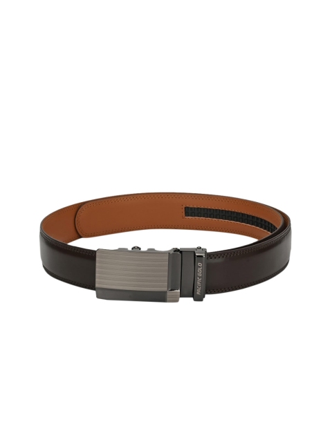 

Pacific Gold Men Brown Solid Genuine Leather Belt