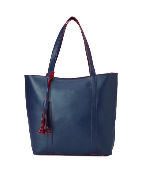 

Tarusa Blue Colourblocked Hobo Bag